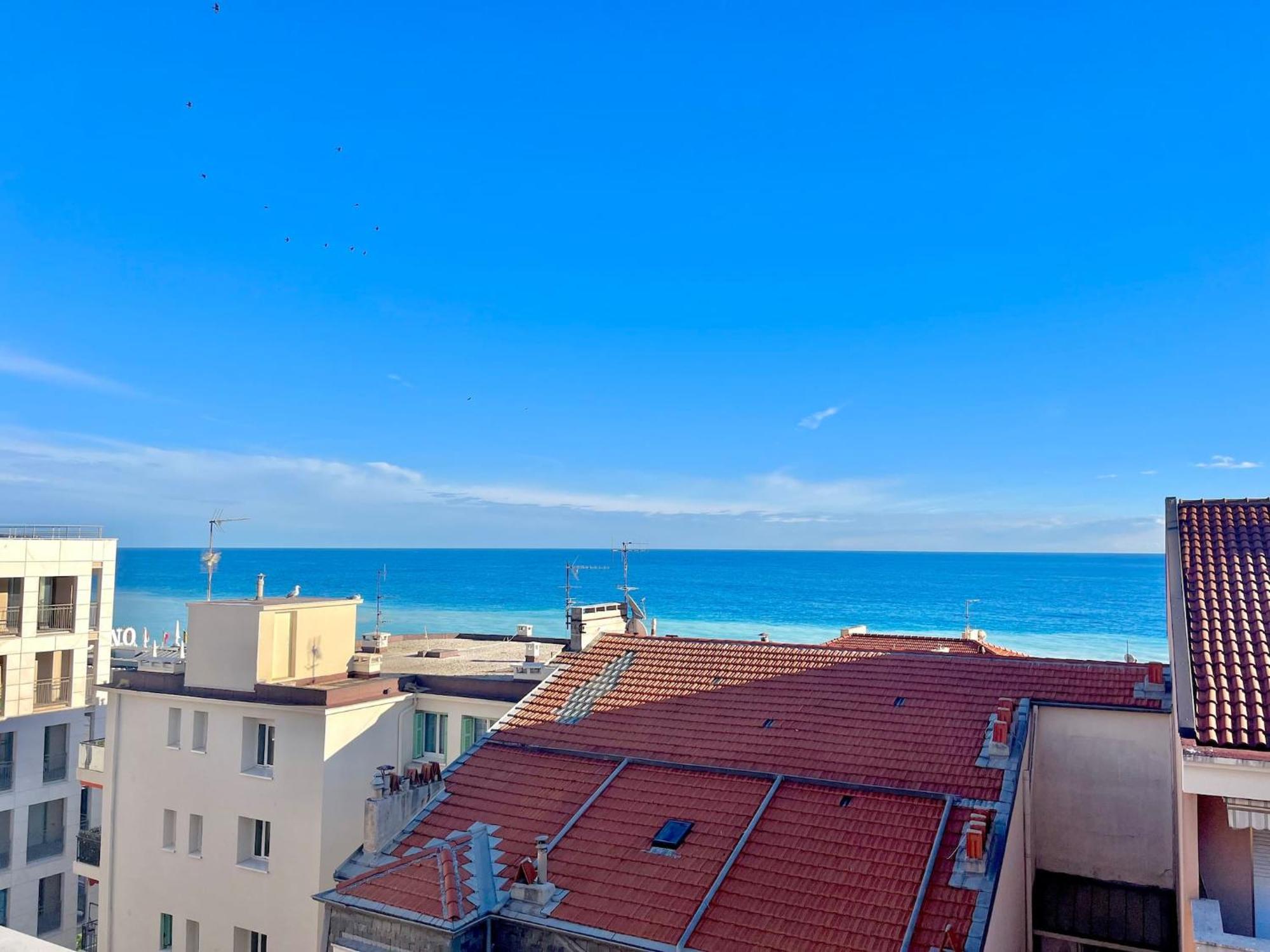 Appartement Le Rooftop des Rivages Immense terrasse, Centre à Menton Extérieur photo