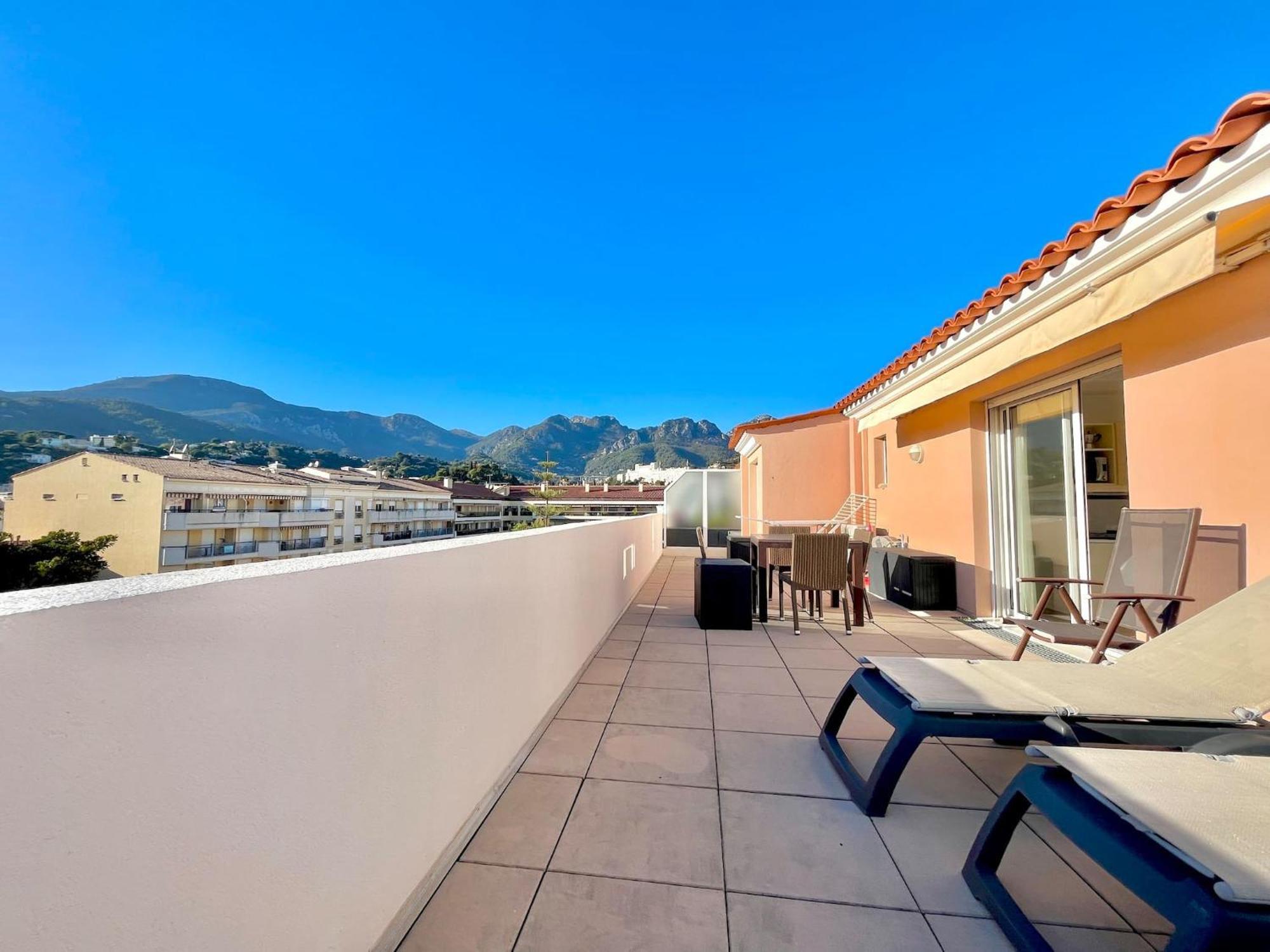 Appartement Le Rooftop des Rivages Immense terrasse, Centre à Menton Extérieur photo